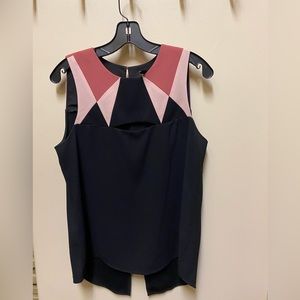 BCBG cut out blouse
